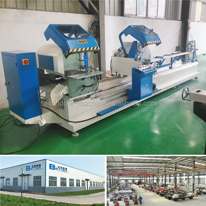 Hydraulic aluminum profile corner crimping machine for windows doors