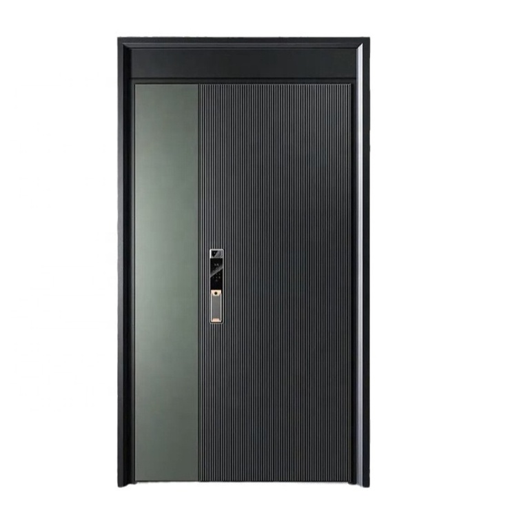 China Factory Cheap Steel Exterior Interior Security Doors For Villa Entrance And Bedroom Door