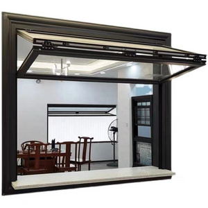 Soundproof window customize size glass profile aluminium folding window folding glass windows