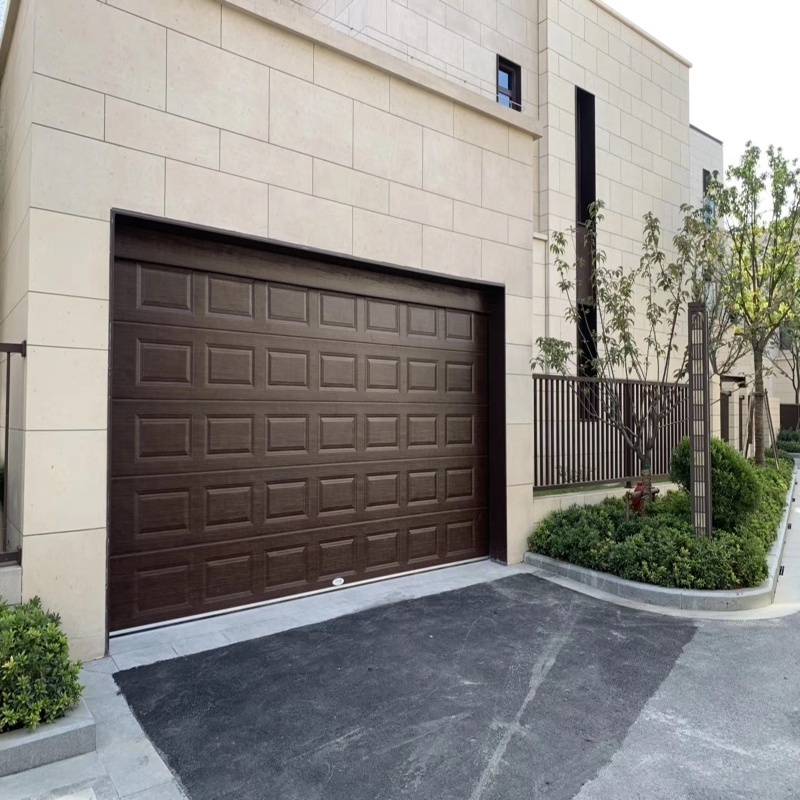 Modern Intelligent Panel Manufacturing Automatic Gate Residential Sectional Garage Doors For Homes