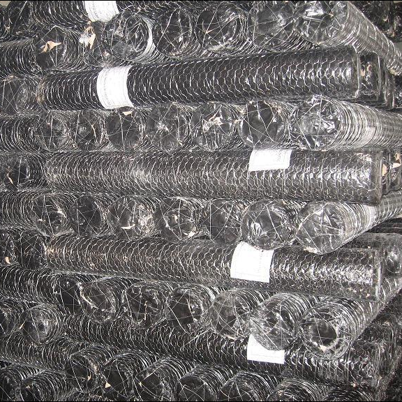 Galvanized and pvc coated hexagonal wire netting / poultry farm netting / chicken mesh