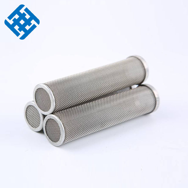 Food Grade Stainless Steel Filters 25 50 60 Micron Cylinder Mesh Tube