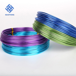 OEM decoration colored craft aluminumholiday wire