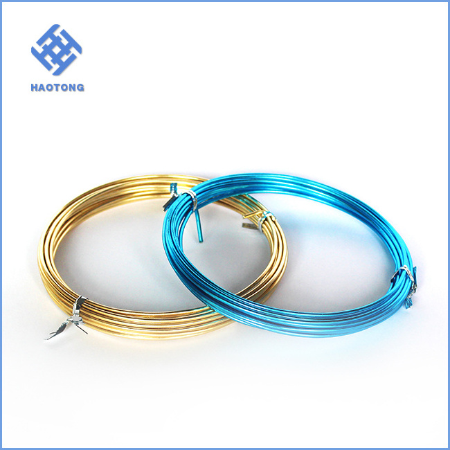 Factory price bright craft wire / artistic wire with painted wire