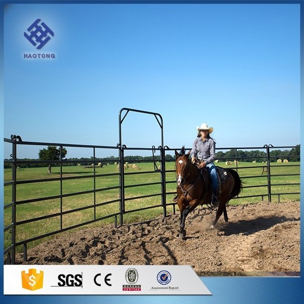 Factory supply pvc security used cattle corral panels for farm of cattle fence