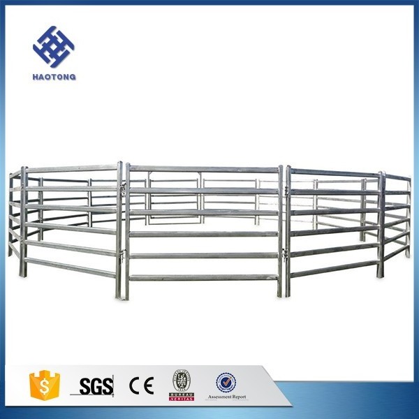 Factory supply pvc security used cattle corral panels for farm of cattle fence