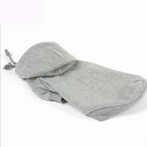 Wholesale Plain Soft Blank Dog Hoodies Clothes Sweatshirt