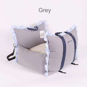 Lovely Car Kennel With Safety Seat Pet Dog Bed