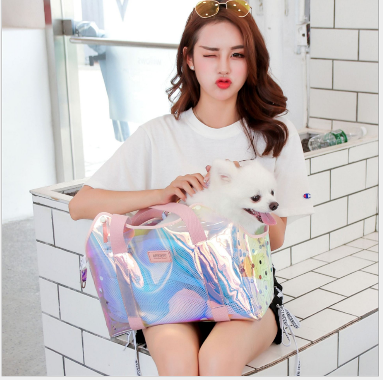 Clear Transparent Pet Cat Dog Travel Carrier Bag