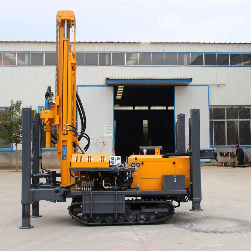 WYX180  Water well drill rig Rubber crawler water well drilling rig