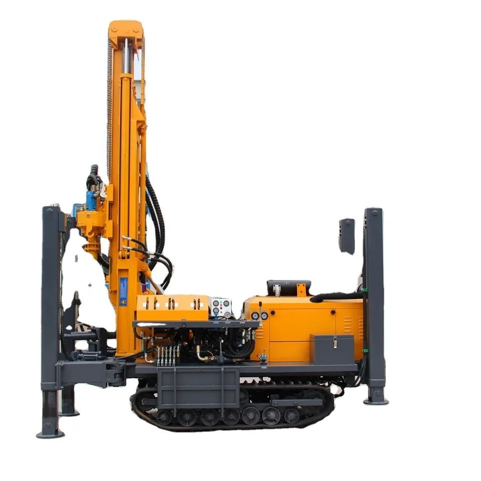 WYX180  Water well drill rig Rubber crawler water well drilling rig