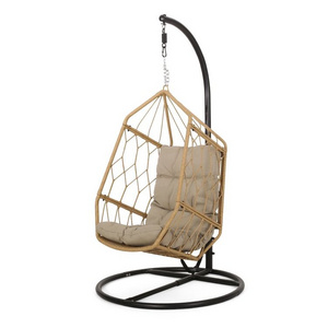 New Design Hanging Chairs Wicker Oversize Egg Swings Modern Garden Patio Seating Outdoor Furniture