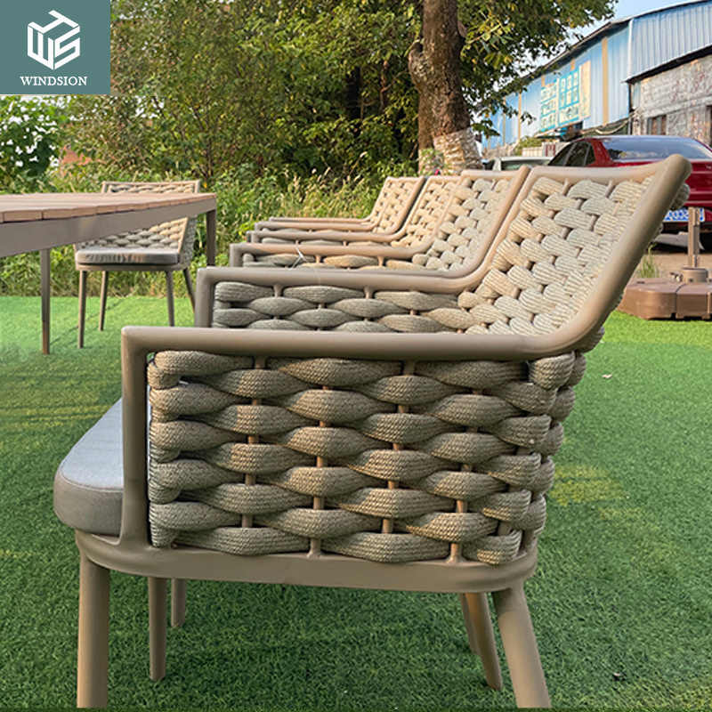 Garden Rattan Chair Coffee Balcony Leisure Outdoor Sunscreen Waterproof Chairs Furniture