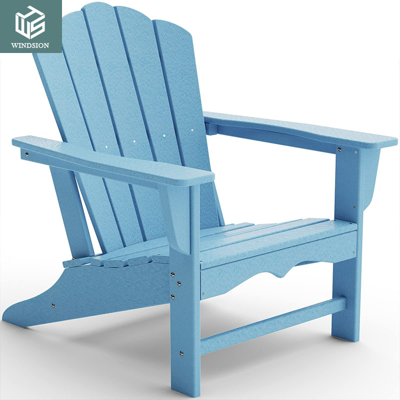 Wholesale Fold Adirondack Garden Outdoor HIPS Resin Wood Backyard Patio Oversized Patio Chair