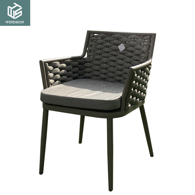 Garden Rattan Chair Coffee Balcony Leisure Outdoor Sunscreen Waterproof Chairs Furniture