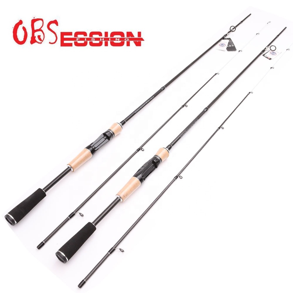 6'6 1.98m Carbon Bolo Bent Butt Barca De Pesca Fishing Match Rod Japan FUJI guides Spinning Castle Rock Fishing Rod