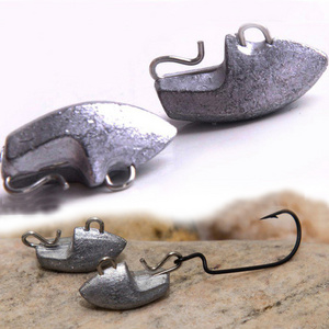 A019 10pcs/bag 7g 10g 14g 20g Sinker For Fishing Sinker Mould Lead Sinkers For Fishing Flat