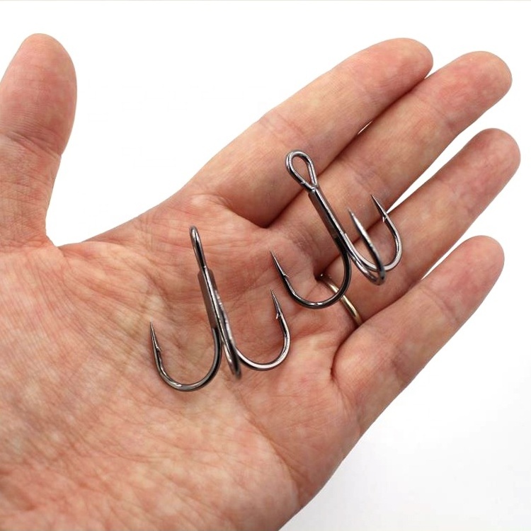 ST36 2X Needle Point 1000pcs/bag Triple Stinger Corrosion Resistant Treble Hooks Saltwater Fishing Treble Hooks Fish Hook