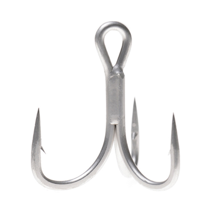 ST46 Bulk Wholesale 3X  High Carbon Treble Hook Strong Light Fish Hook Triple Third Strong High Quality Fish Hook