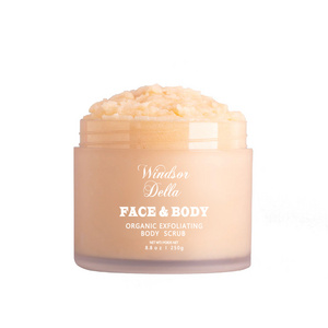 Best seller vitamin c brightening remove acne skin whitening exfoliate orange face and body sugar scrub