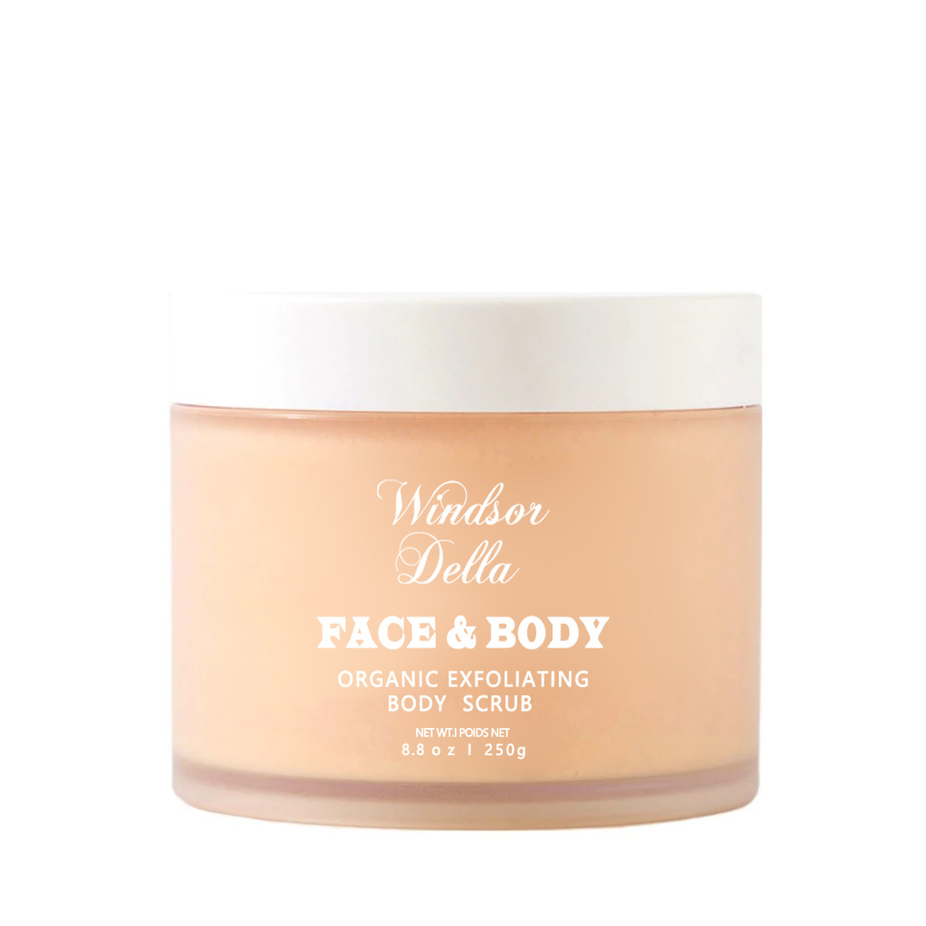 Best seller vitamin c brightening remove acne skin whitening exfoliate orange face and body sugar scrub