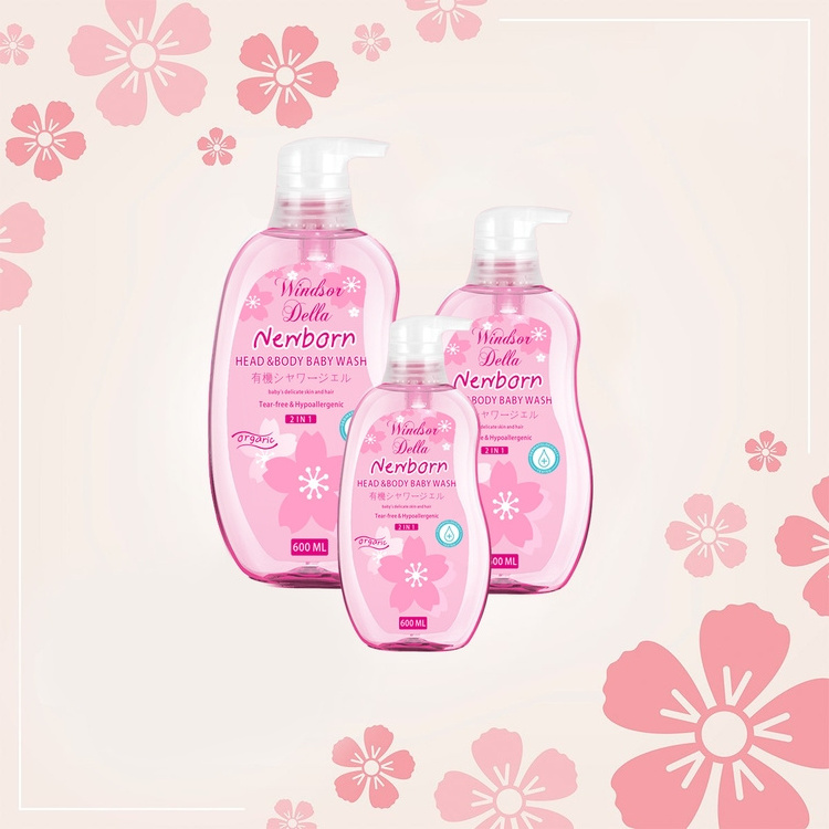 Baby Shampoo China Manufacturer Wholesale Baby Bath Shampoo Private Brand Sakura Baby Shampoo