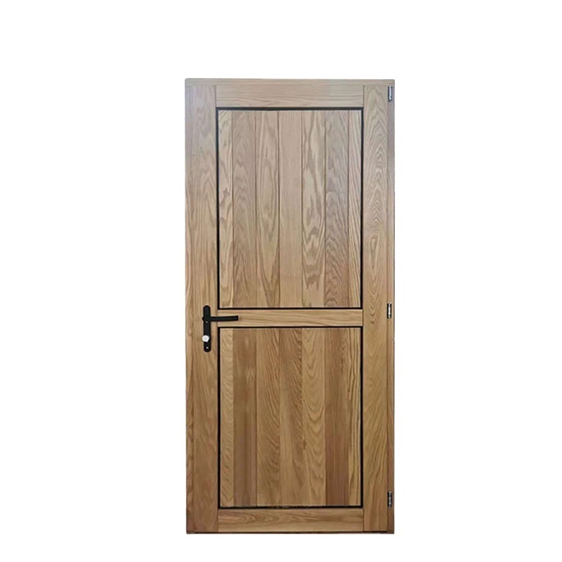 Modern Residential Houses Bedroom Safe Double Swing  Interior solid Wooden Doors For House Interior Doors With Frames Wood