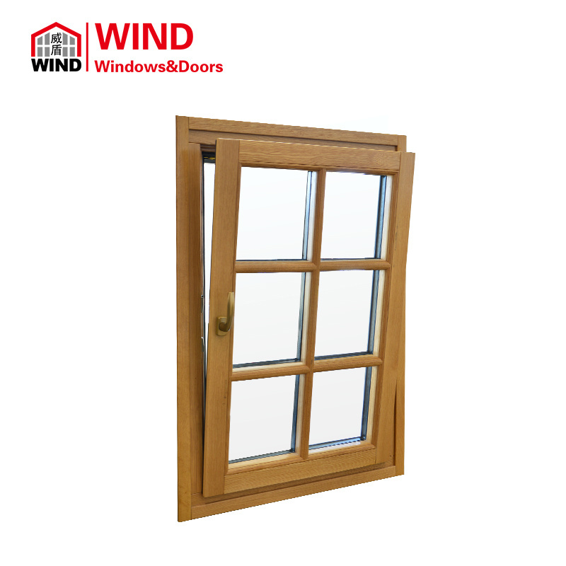 INOWA Sliding Series wood triple glazing madera colour gliding door  sound proof / eco friendly paint