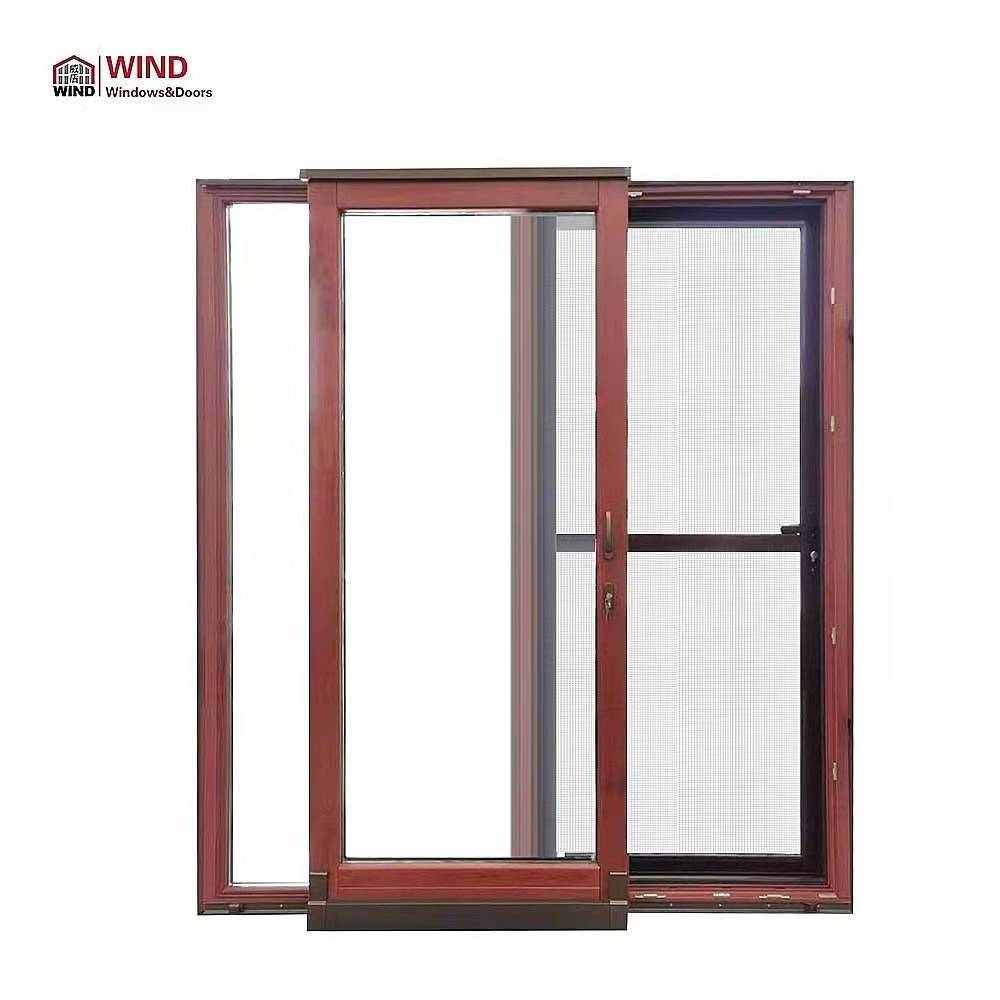 European  high quality tilt and sliding aluminum  wooden doors