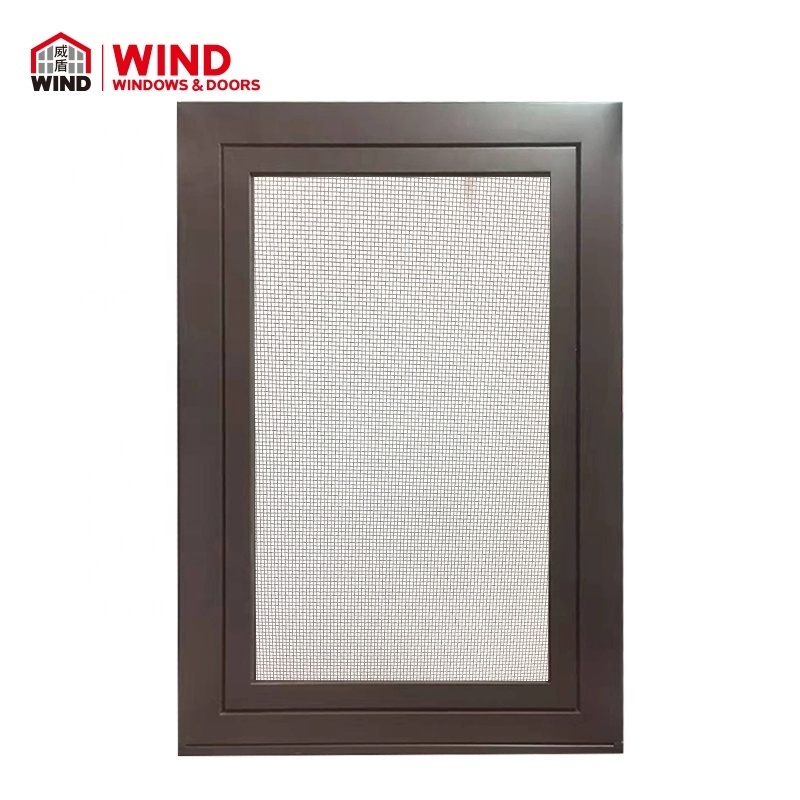 Manufacturer high quality Bespoke double glazed soundproof exterior Thermal broken aluminium wood casement window