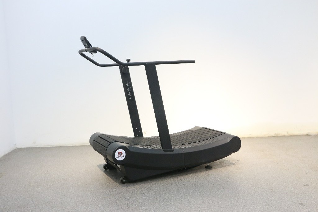 Custom LOGO High Quality Gym Fitness Equipment Professional Non Motorized Curved Mechanical Treadmill