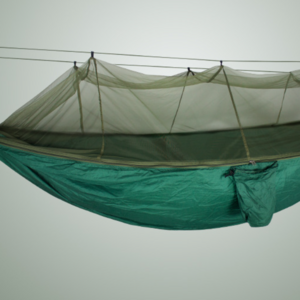 Outdoor anti mosquito double bed size 210T nylon mesh camping parachute cloth hammock