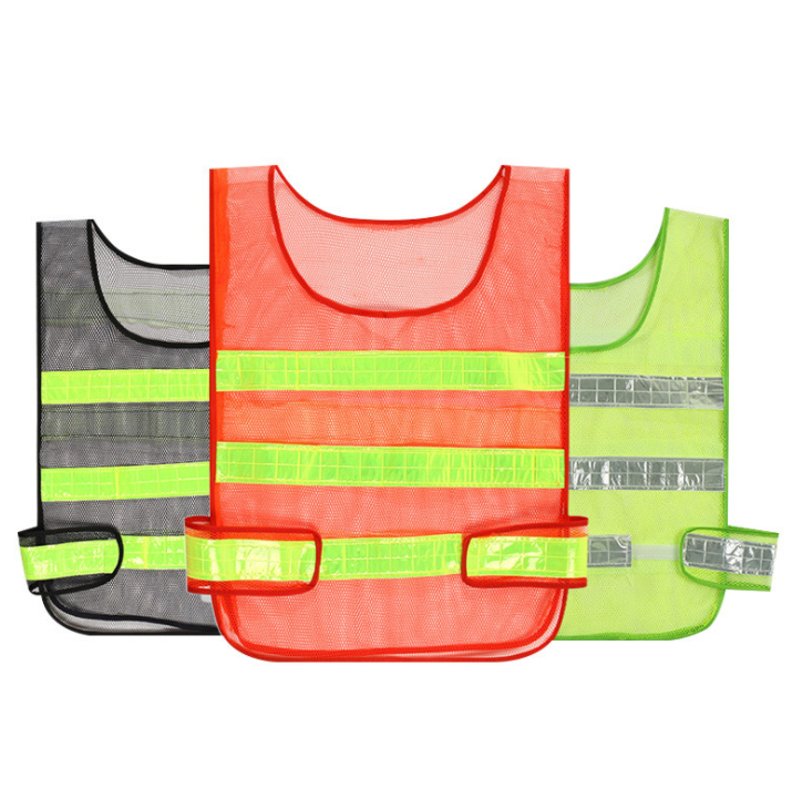 High Visibility Breathable Outdoor Working Reflective Tapes Safety Coat Night Safety Clothing Vest