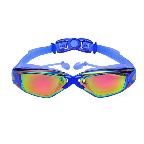 Custom waterproof swim goggle sport glasses for adult racing anti-fog swimming goggles