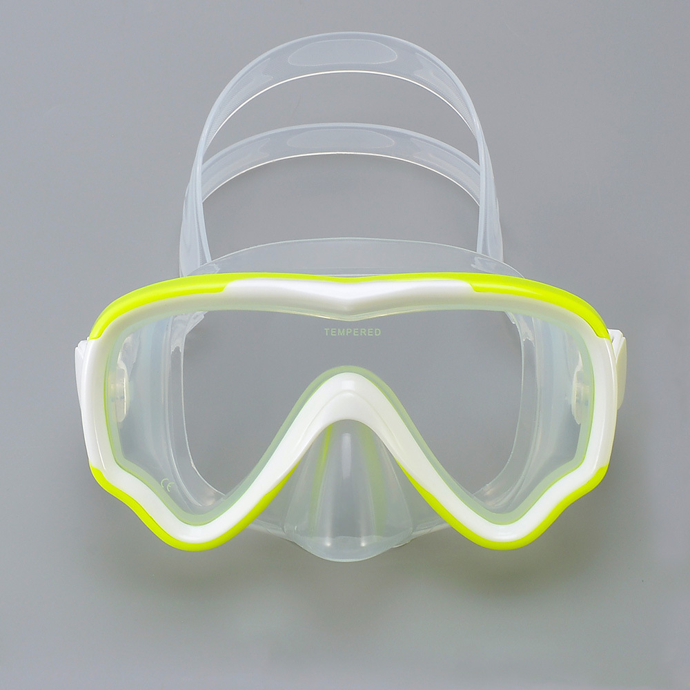 Customized Logo Large Frame Children Diving Goggles Teenager Silicone Diving Mask