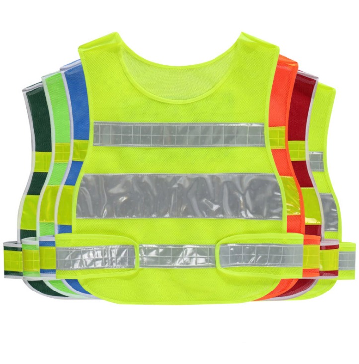 High Visibility Breathable Outdoor Working Reflective Tapes Safety Coat Night Safety Clothing Vest