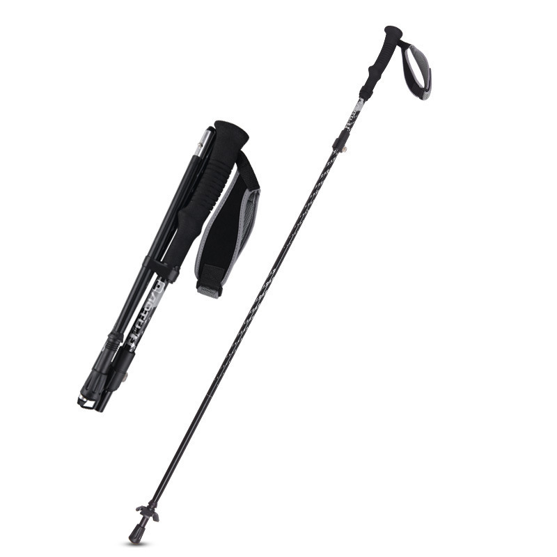 High Quality Ski Poles Foldable Crutch Trekking Pole Walking Pole Alpenstock Walking Sticks