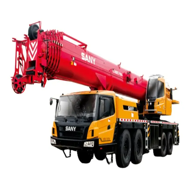 Used High  Performance SA-NY STC800E6 80 ton all terrain mobile crane construction equipment truck with crane