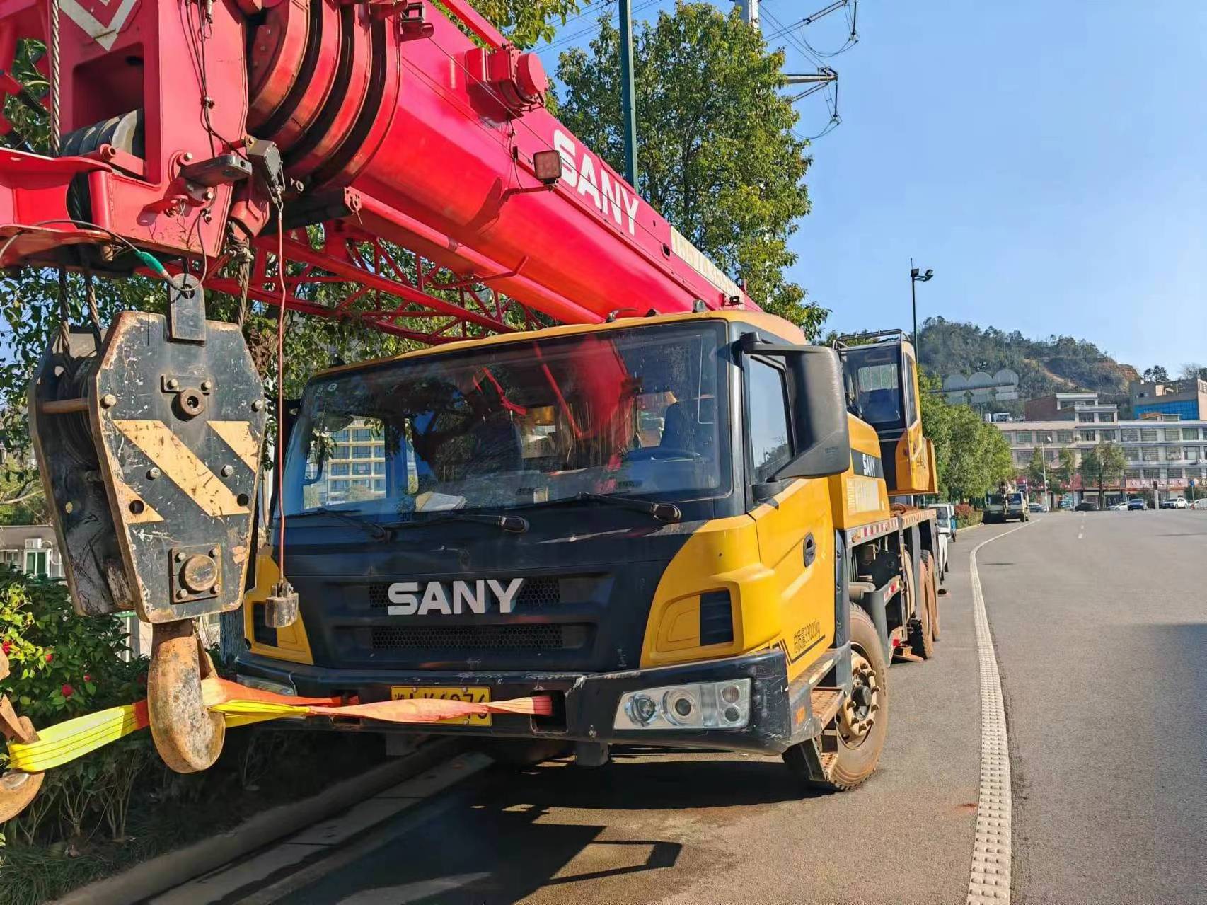 2022 Used Most Popular For Sales SA-NY 25 Tons Lifting Capacity STC250E5-1 WeiChai Engine Truck Crane