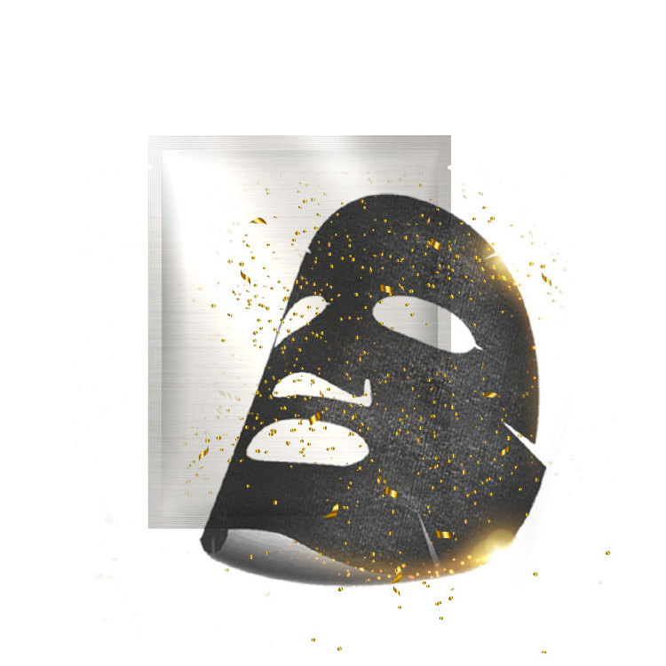 Manufacturer Skin Care Mask 24K Gold Anti-Aging Black Facial Sheet Mask