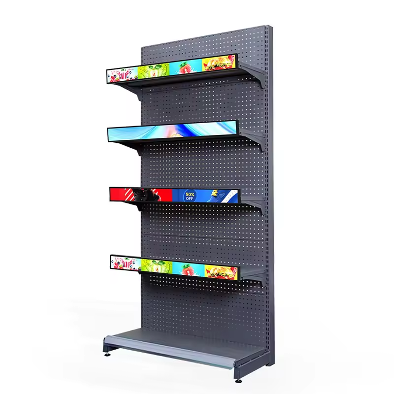 Supermarket P1.8 Digital Signage Shelf Led Screen Smart Shelve Led display Sport Ticker Strip Electronic advertising Displays