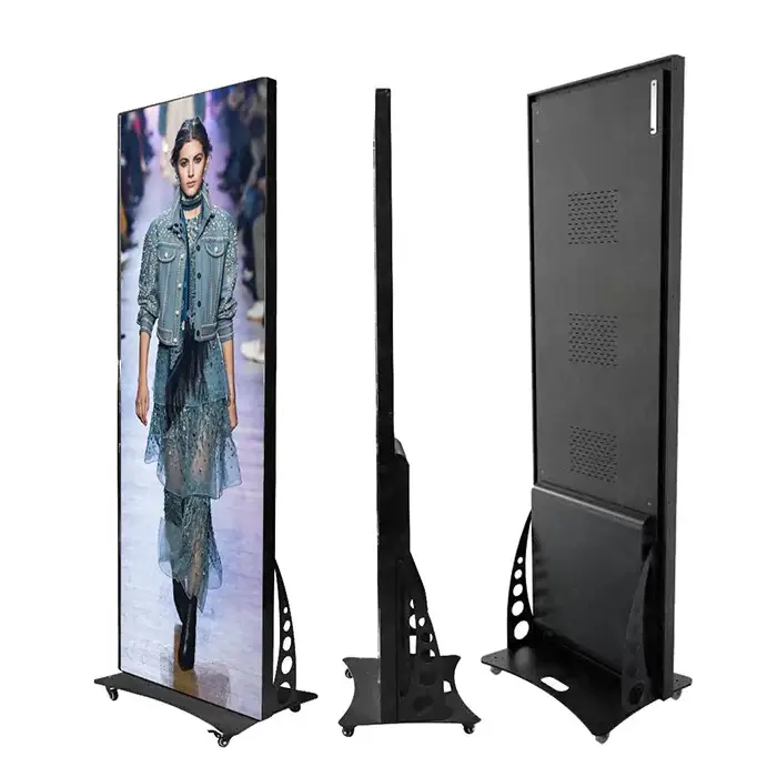 Indoor Full Color Poster LED Display P2 P2.5 P3 Floor Standing Digital Screen SDK Poster LED Screen