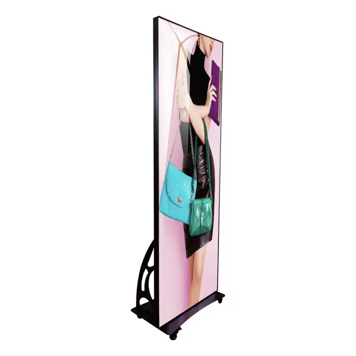 screen digital hd Poster Stand LED Screen P2 LED Totem P2.5 Indoor LED Poster P1.86 pantalla de poster led display for events