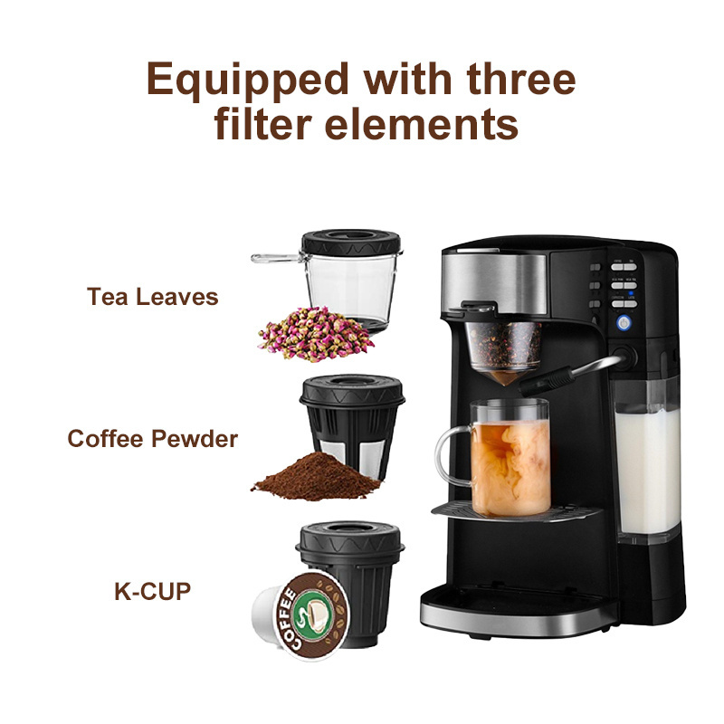 New design 1180w 5 bar portable smart  electric capsule espresso coffee maker machine