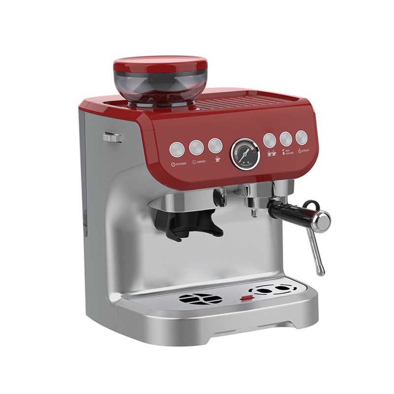 Multifunctional Espresso Coffee Maker Automatic Electric Espresso Coffee Machine with Grinder for Household and Commercial use