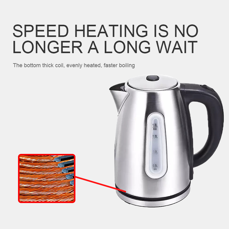 2022 2023 2024 home appliances 1000W coffee kettle teapot stainless steel water electric kettle