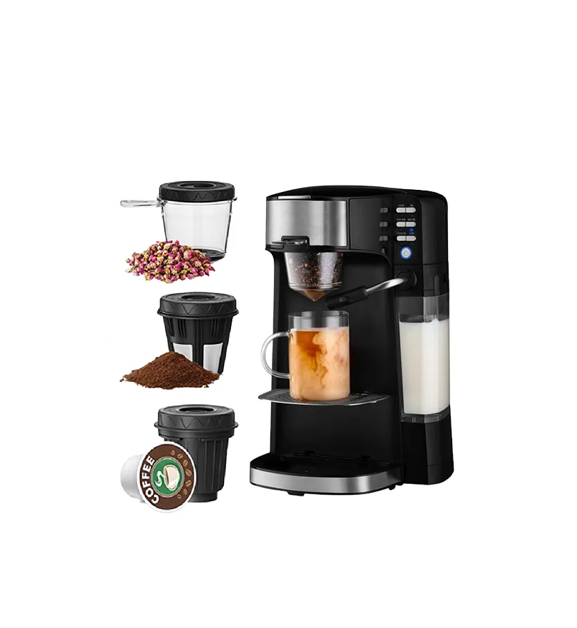 New design 1180w 5 bar portable smart  electric capsule espresso coffee maker machine