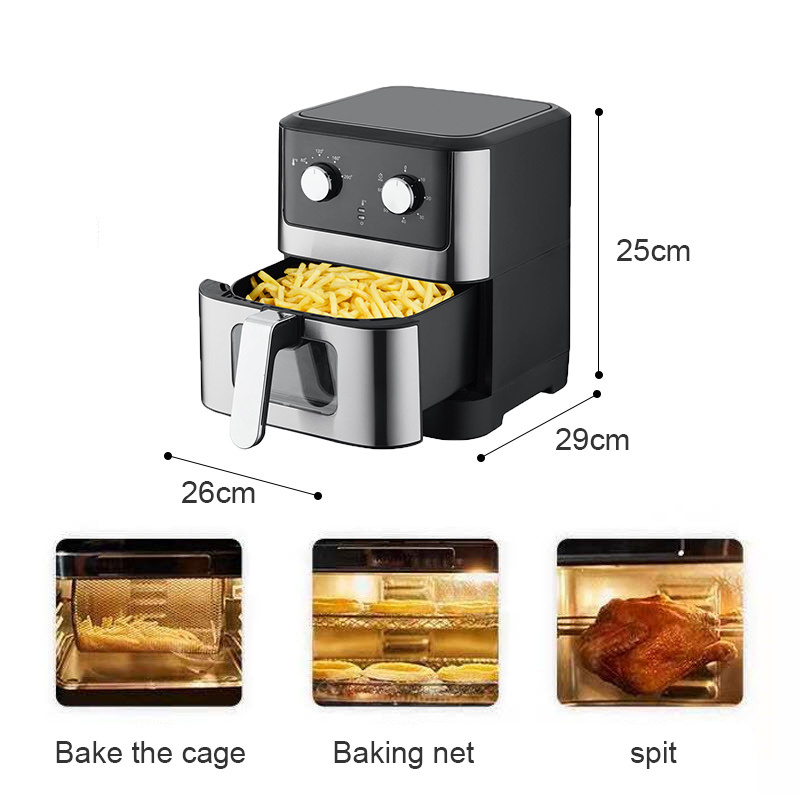 Top Fashion Electric intelligent digital Accessories Industrial Hot Digital Cooker Pressure Oil Free Air Fryer