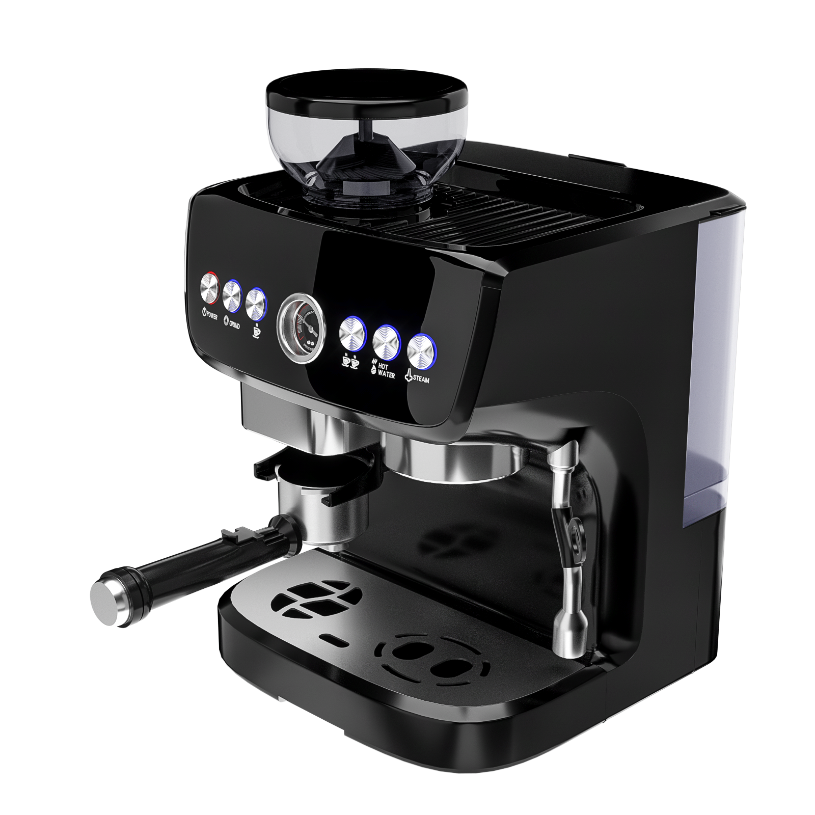 commercial household semi-automatic coffee grinder  coffee beans grinding small family one machine grinding beans maker