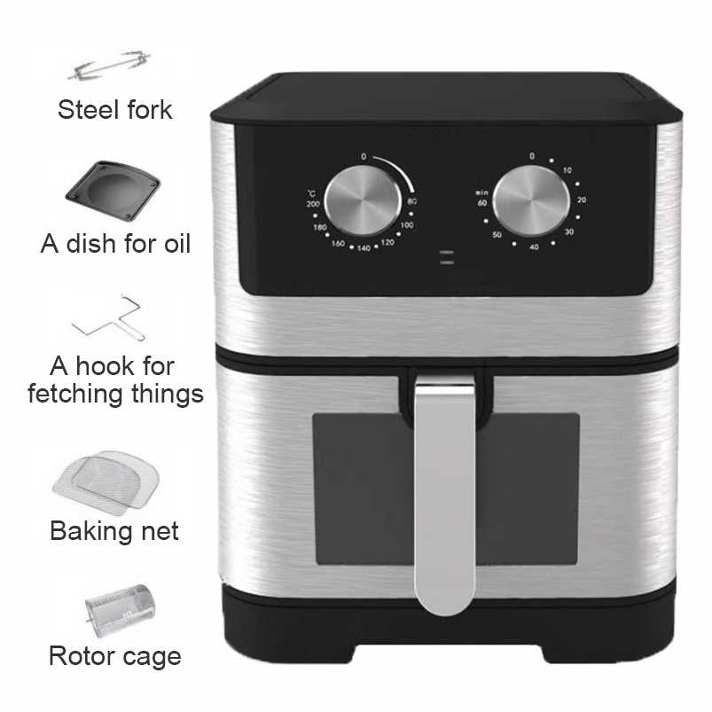 Top Fashion Electric intelligent digital Accessories Industrial Hot Digital Cooker Pressure Oil Free Air Fryer